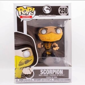 Funko Pop Games Mortal Kombat X Scorpion (#250) Damaged Box